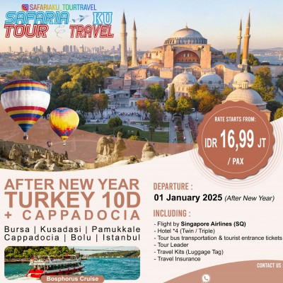 10D7N AFTER NEW YEAR TURKEY CAPPADOCIA 